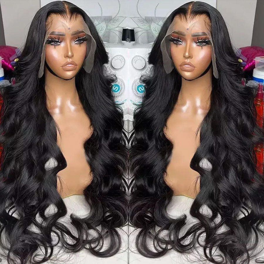 Body Wave Lace Front Human Hair Wigs 180% Density 13x4 Lace Front Hair Virgin Human Hair Lace Wigs