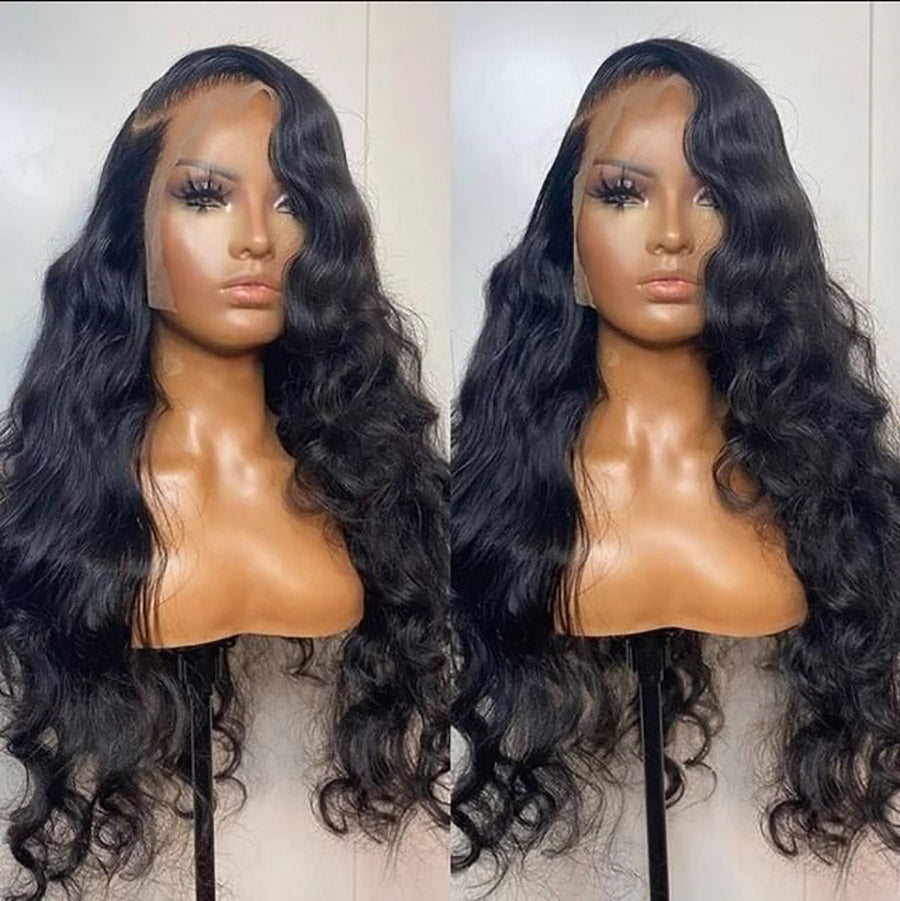 Body Wave Lace Front Human Hair Wigs 180% Density 13x4 Lace Front Hair Virgin Human Hair Lace Wigs