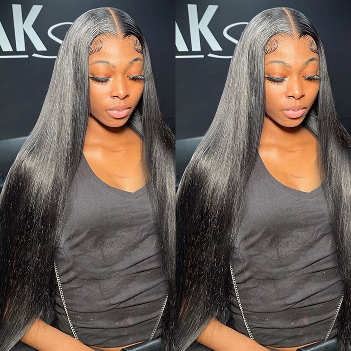 Free Shipping Full Lace Human Hairs Lace Wigs Swiss Lace Full Lace Wigs Can Be Dyed And BLeached